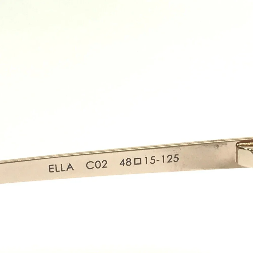 Nicole Miller Eyeglasses Frames ELLA C02 Clear Pink Horn Gold Round 48-15-125